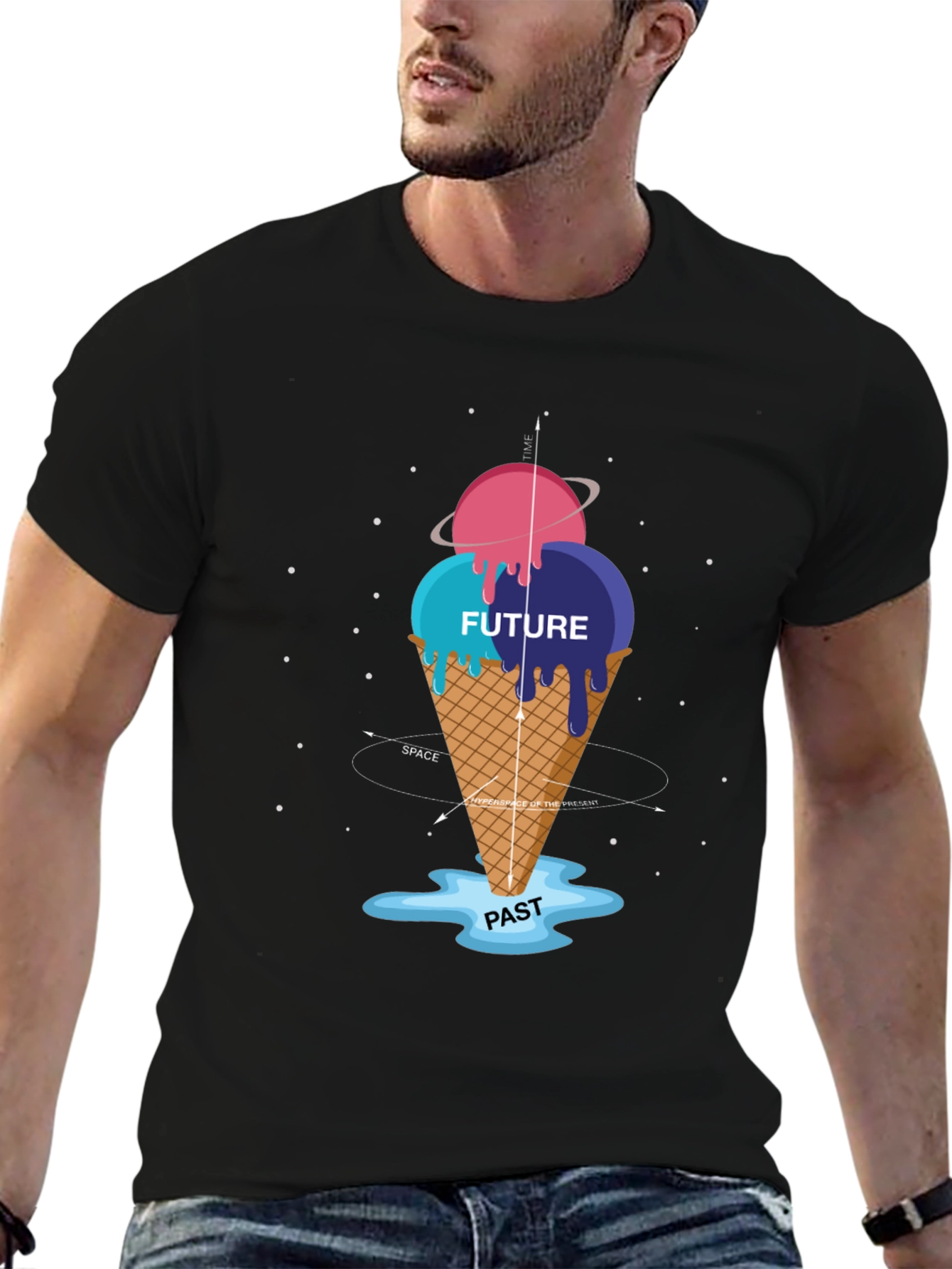 Time-Traveling Ice Cream Tee