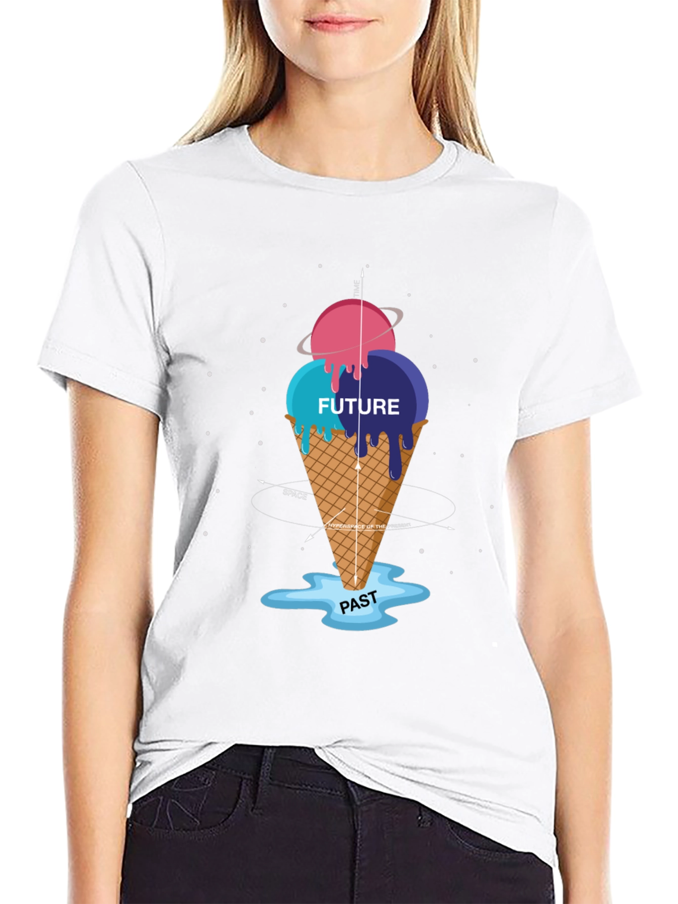 Time-Traveling Ice Cream Tee