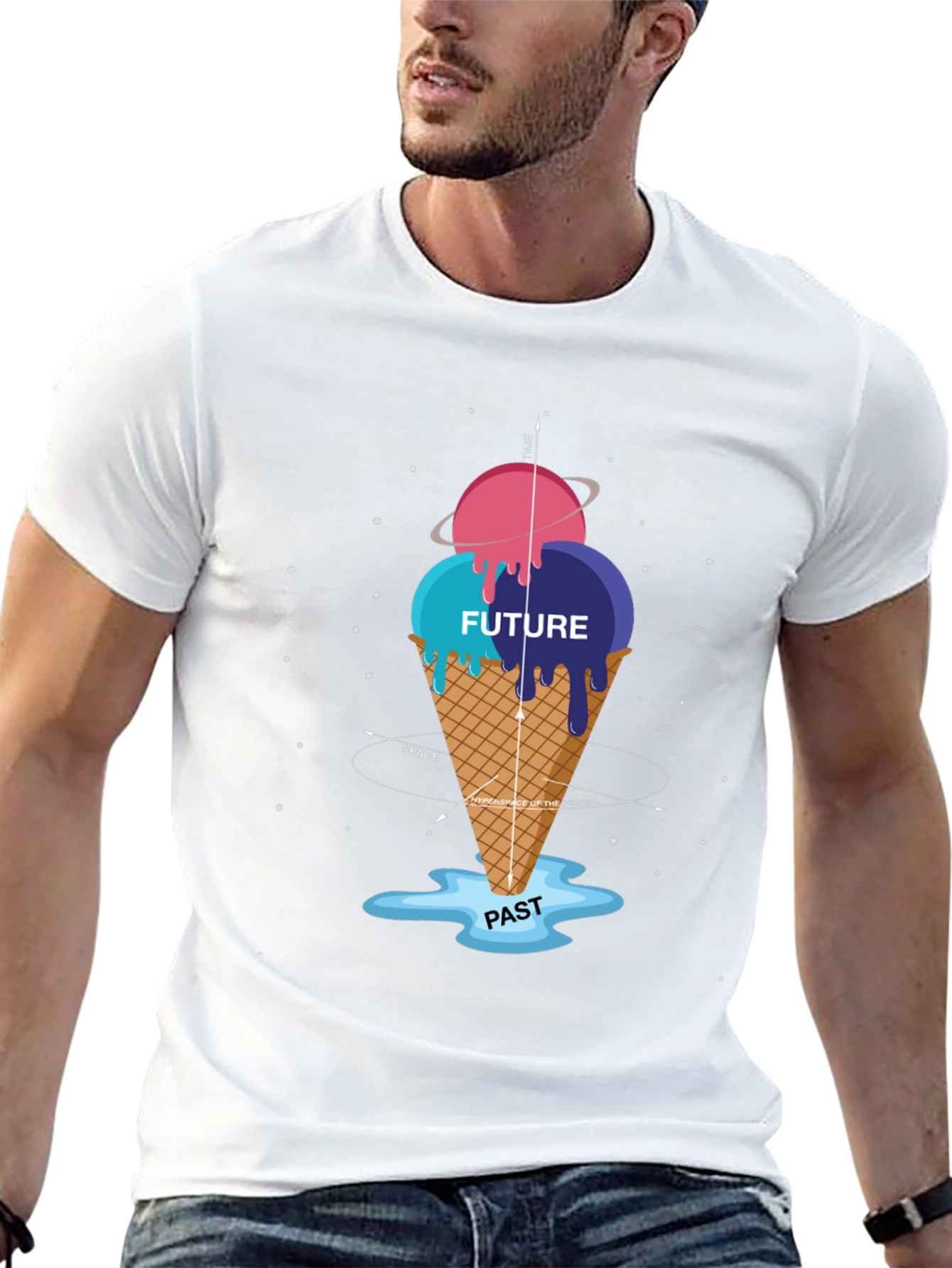 Time-Traveling Ice Cream Tee