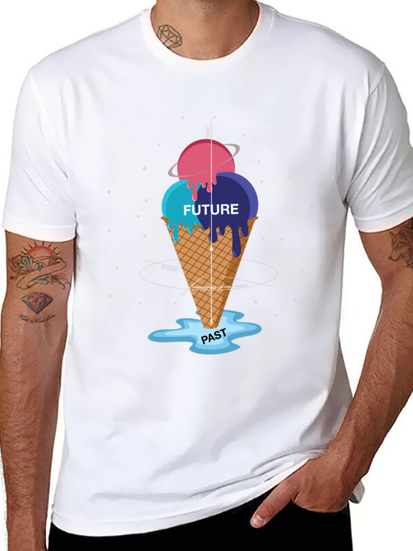 Time-Traveling Ice Cream Tee