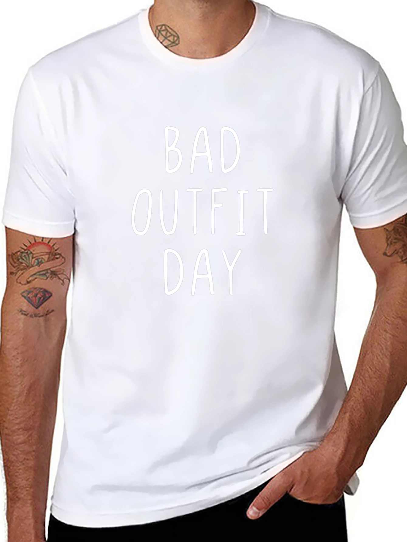 Bad Outfit Day T-Shirt - Unisex Casual Tee