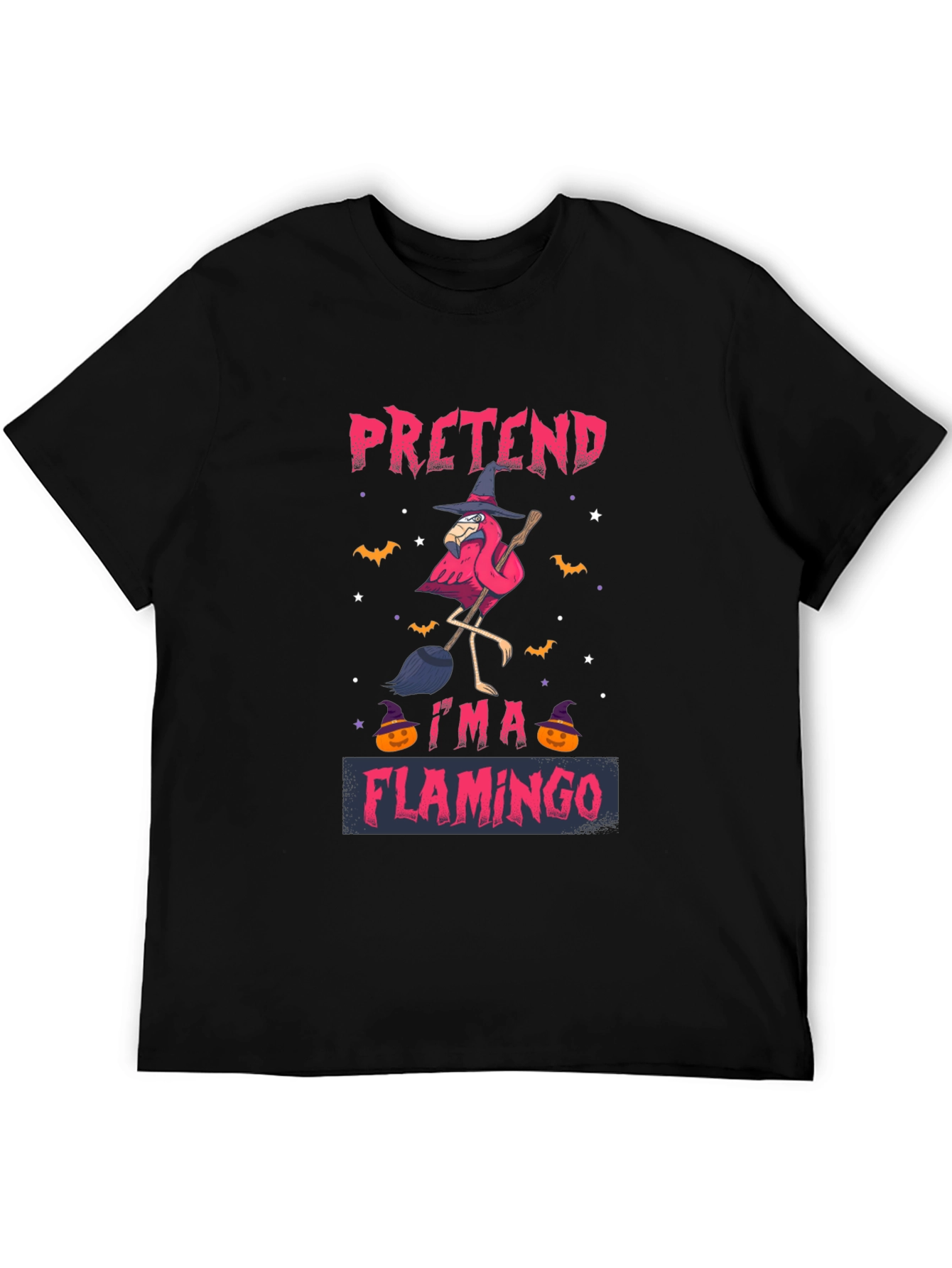 Pretend Im A Flamingo Halloween T-Shirt