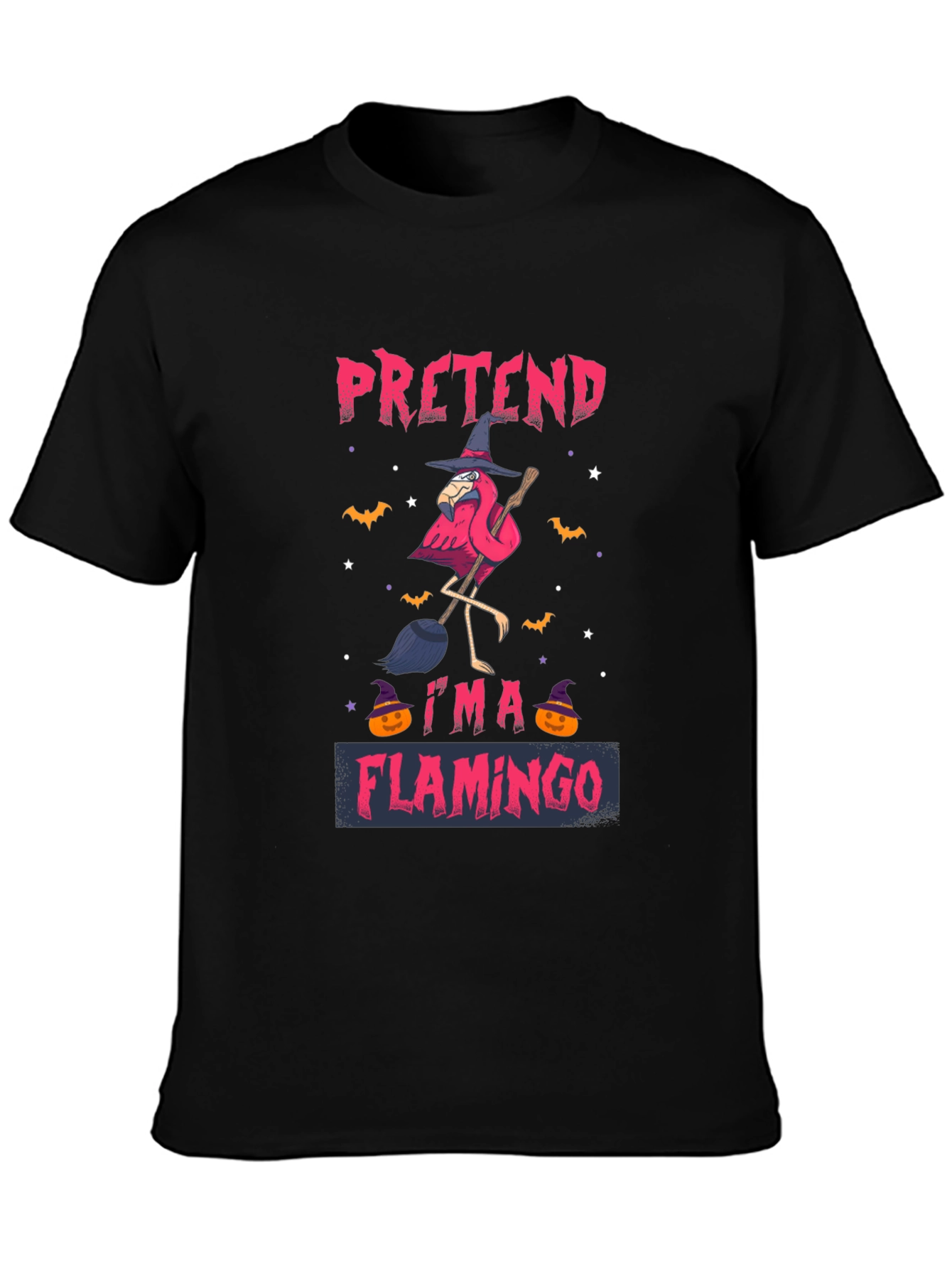 Pretend Im A Flamingo Halloween T-Shirt