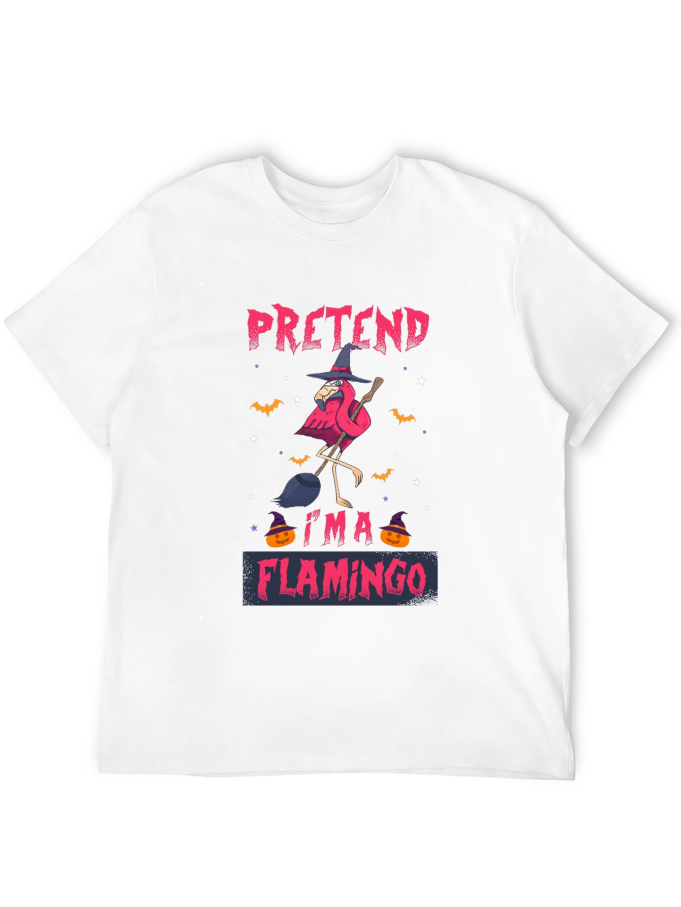 Pretend Im A Flamingo Halloween T-Shirt