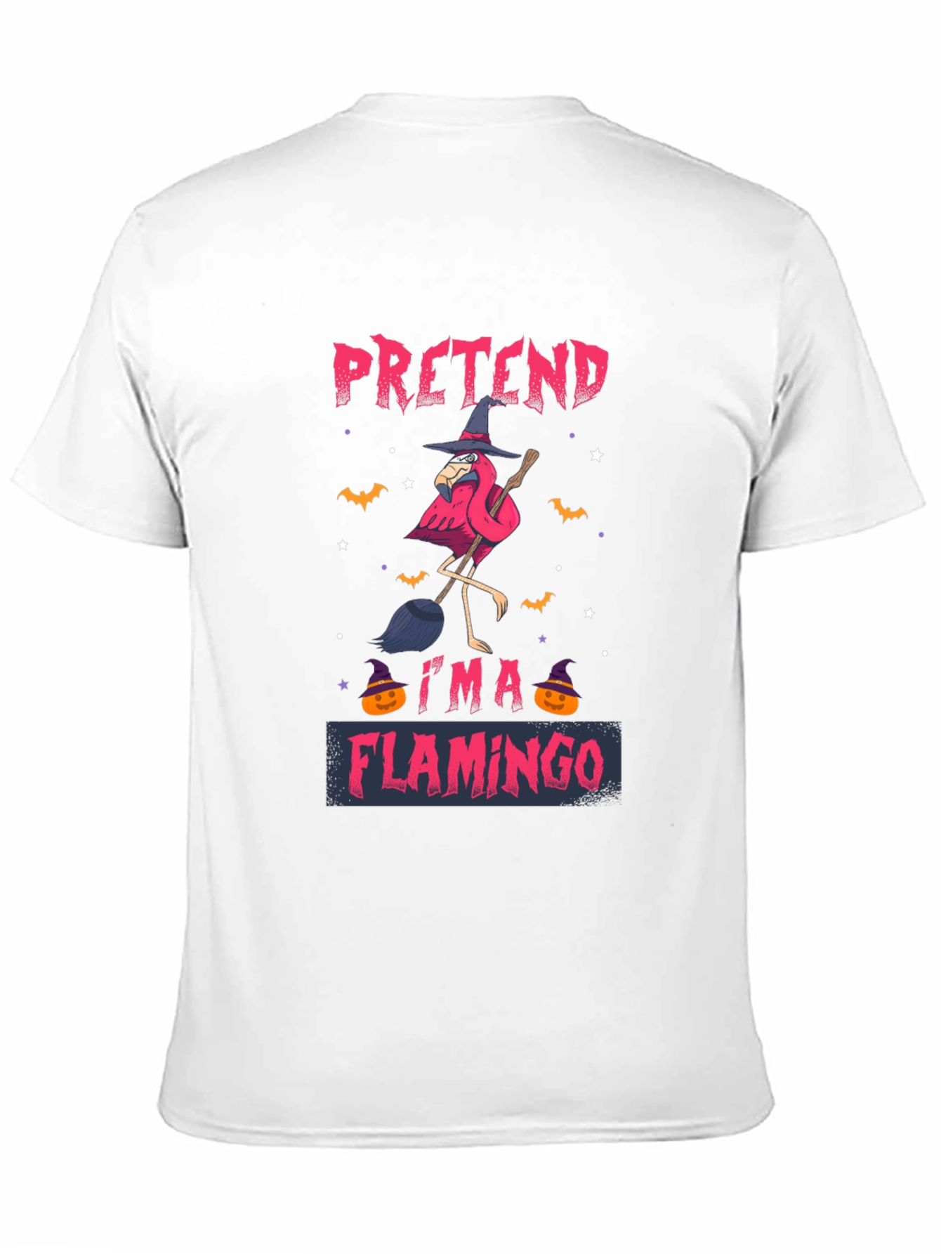 Pretend Im A Flamingo Halloween T-Shirt