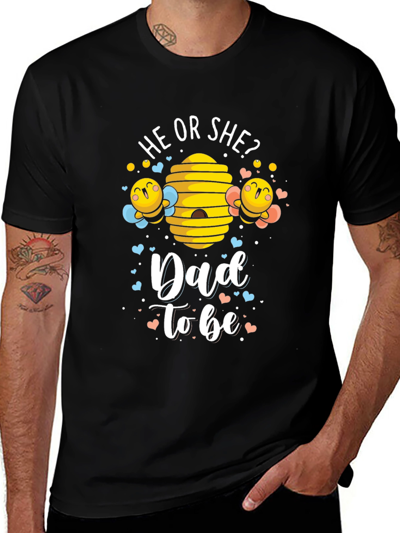 Dad to Bee: Gender Reveal T-Shirt