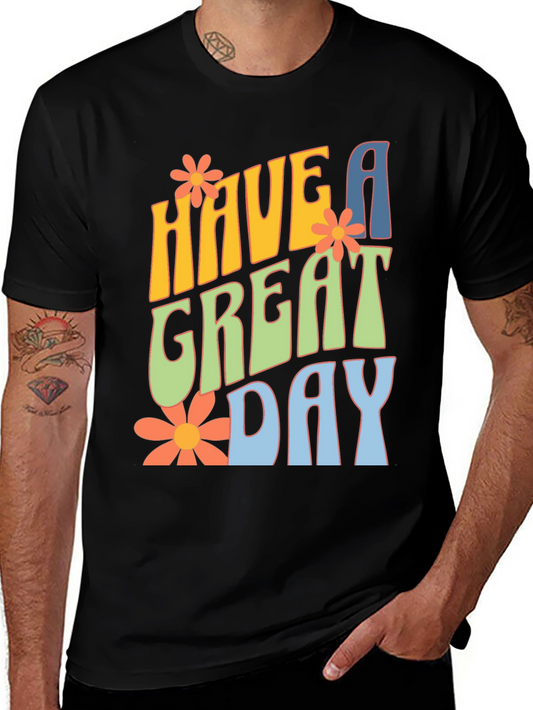 Retro Have A Great Day Graphic Tee