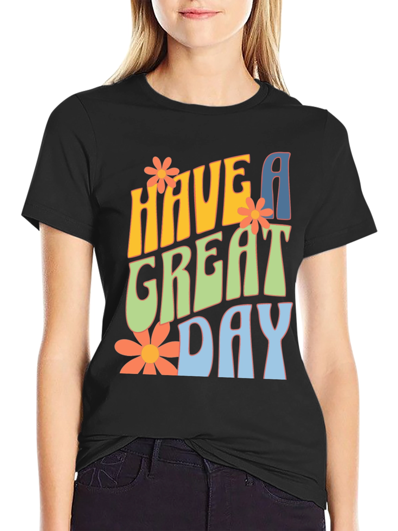 Retro Have A Great Day Graphic Tee