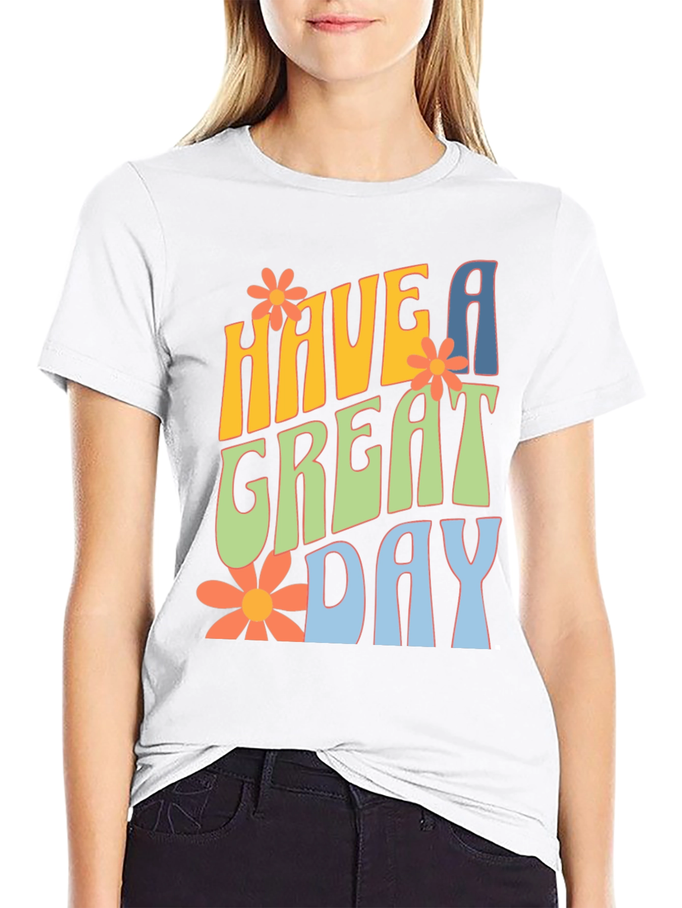 Retro Have A Great Day Graphic Tee