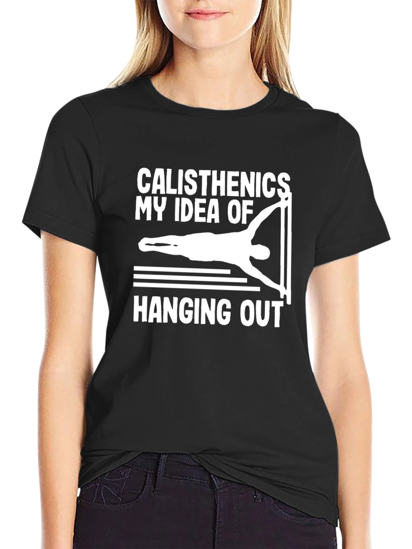 Calisthenics Hanging Out Graphic T-Shirt