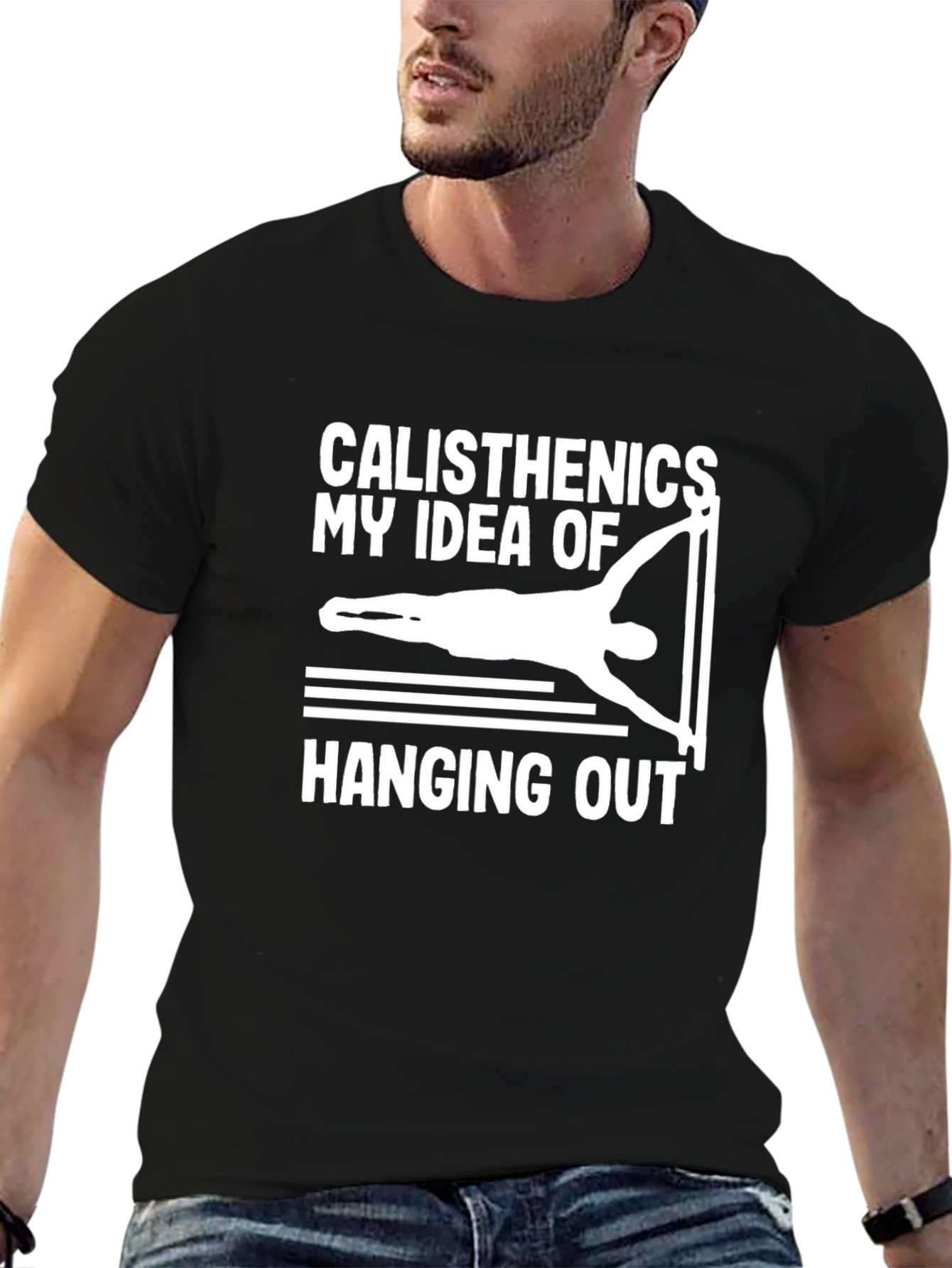Calisthenics Hanging Out Graphic T-Shirt