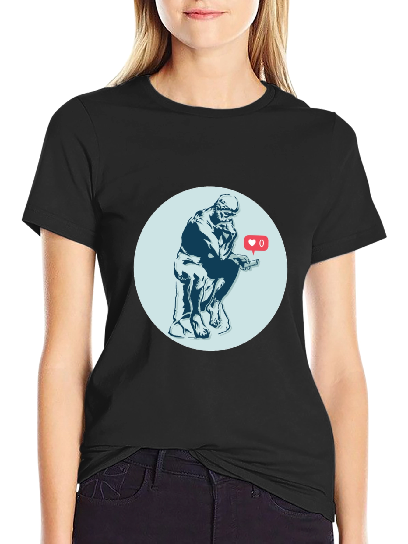 The Thinker Social Media T-Shirt