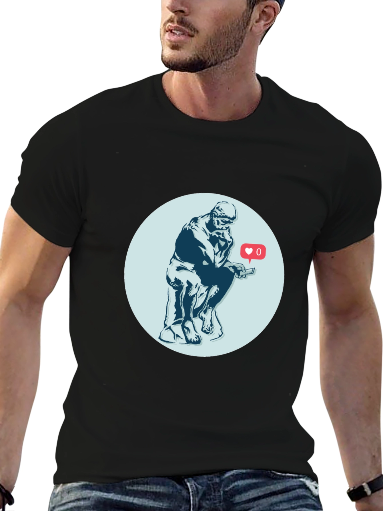 The Thinker Social Media T-Shirt
