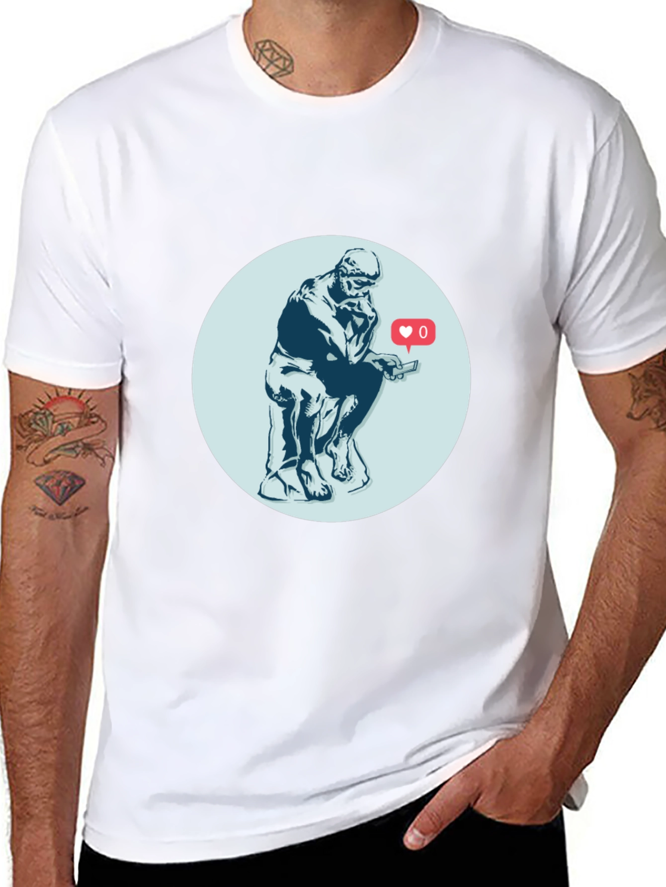 The Thinker Social Media T-Shirt