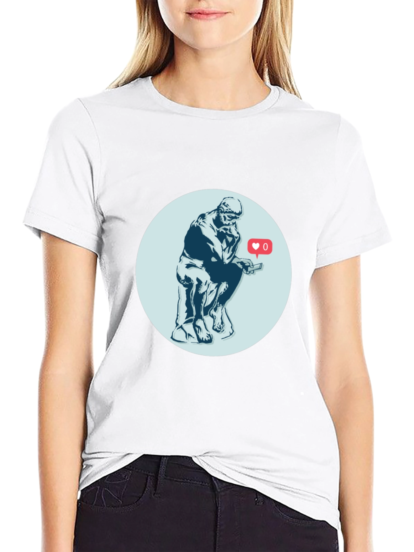 The Thinker Social Media T-Shirt