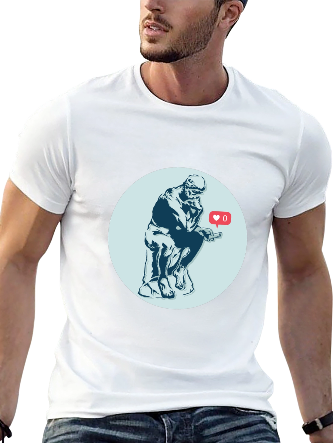 The Thinker Social Media T-Shirt