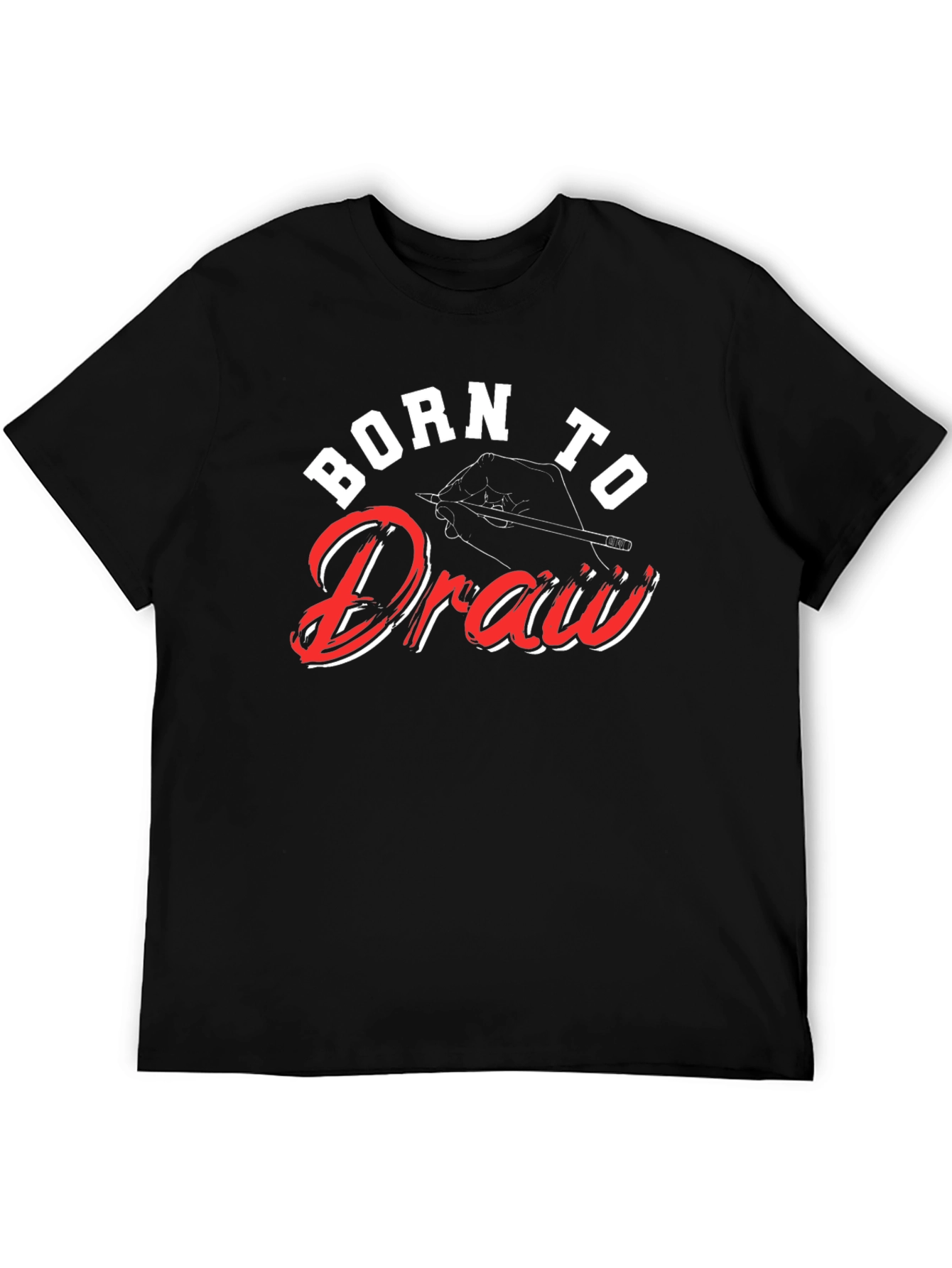 Born to Draw T-Shirt: Artistic Graphic Tee