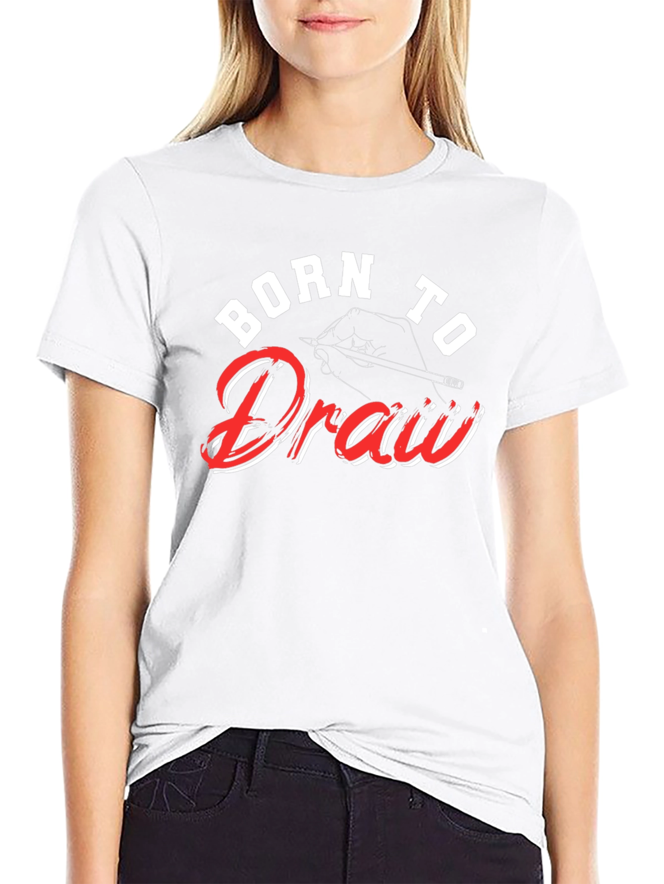 Born to Draw T-Shirt: Artistic Graphic Tee