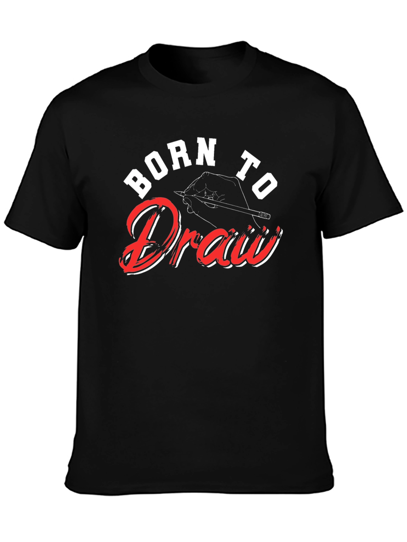 Born to Draw T-Shirt: Artistic Graphic Tee