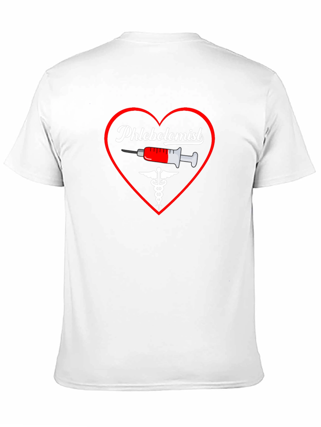 Phlebotomist Heart Graphic T-Shirt