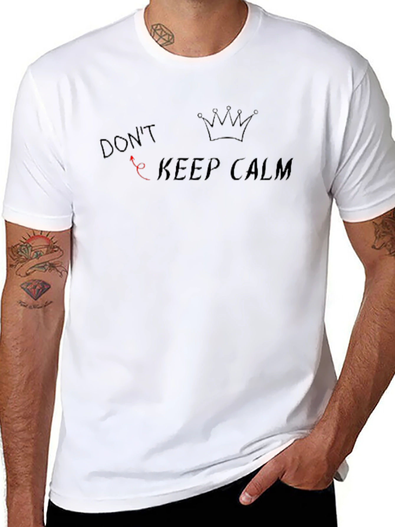 Dont Keep Calm Graphic Tee - Black