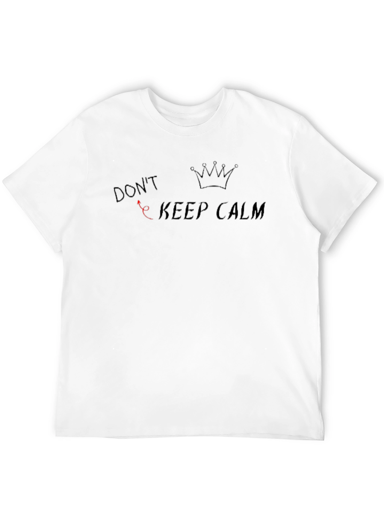 Dont Keep Calm Graphic Tee - Black