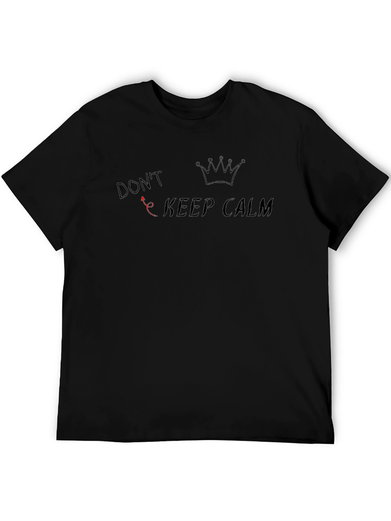 Dont Keep Calm Graphic Tee - Black