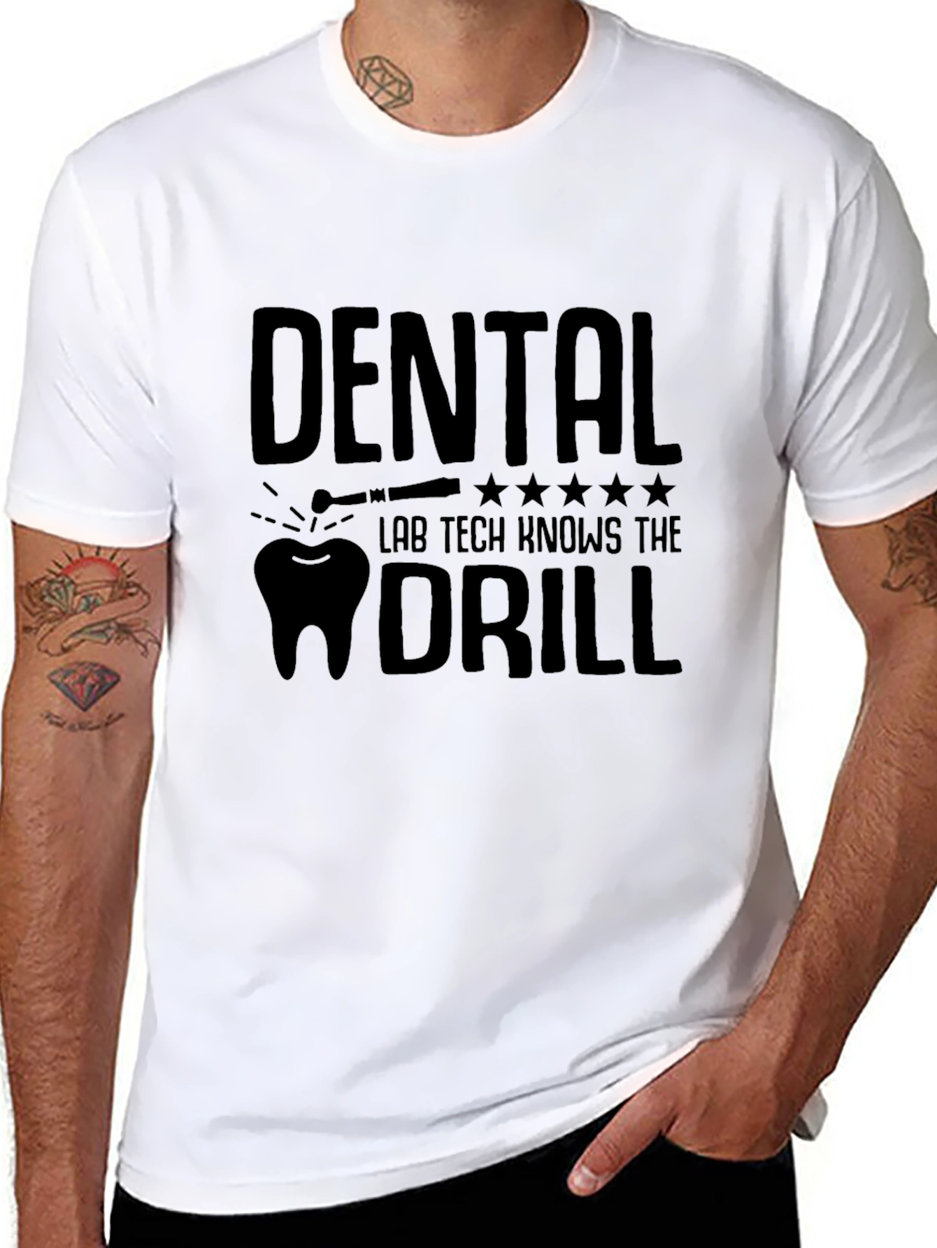 Dental Lab Tech Knows The Drill T-Shirt