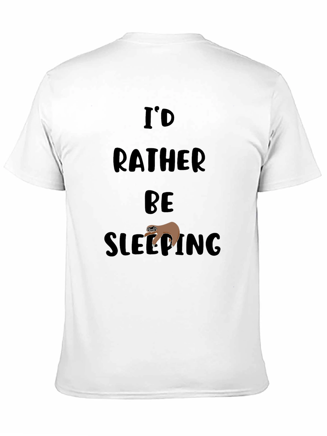 Id Rather Be Sleeping Sloth Graphic Tee