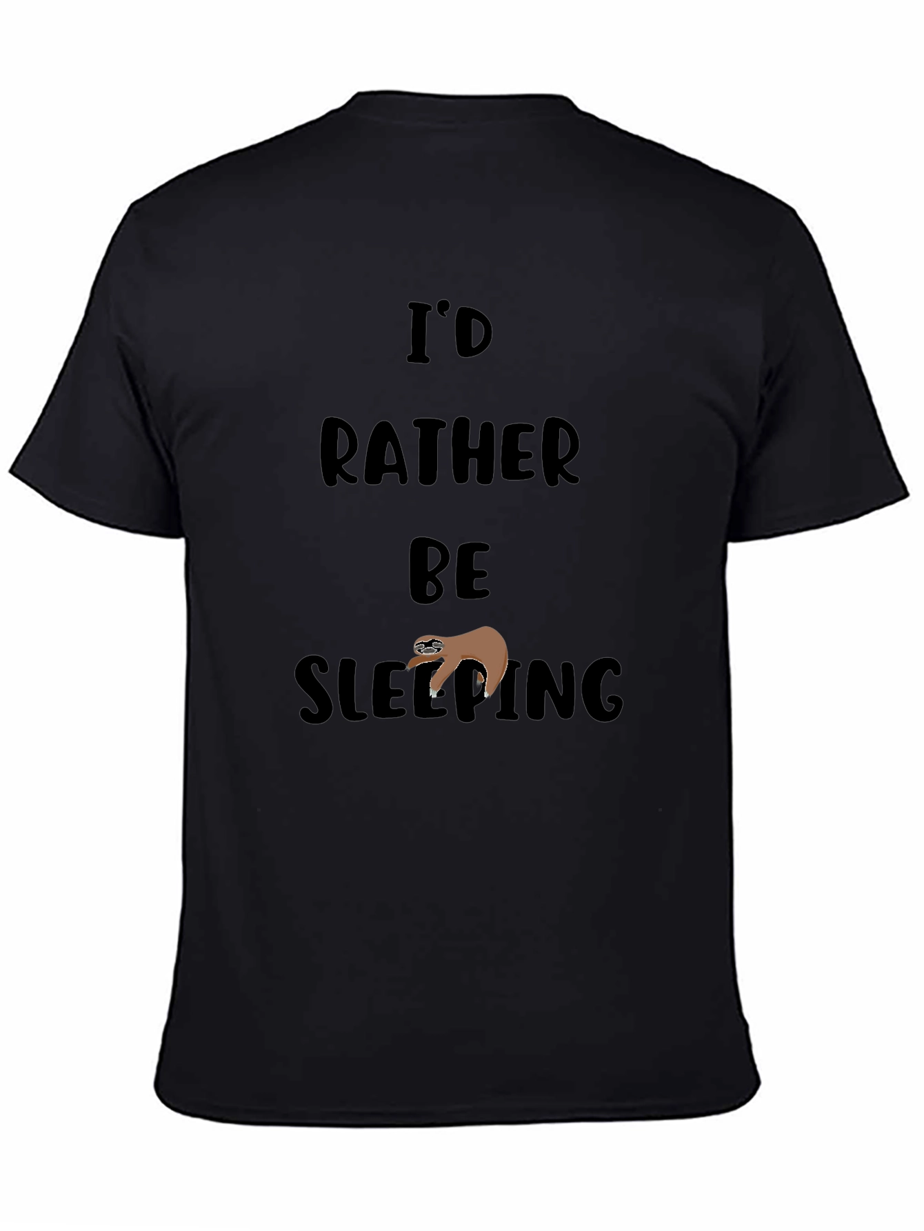 Id Rather Be Sleeping Sloth Graphic Tee