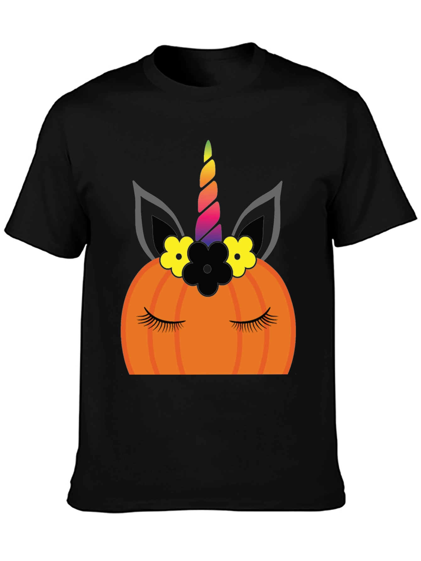 Unicorn Pumpkin Halloween T-Shirt