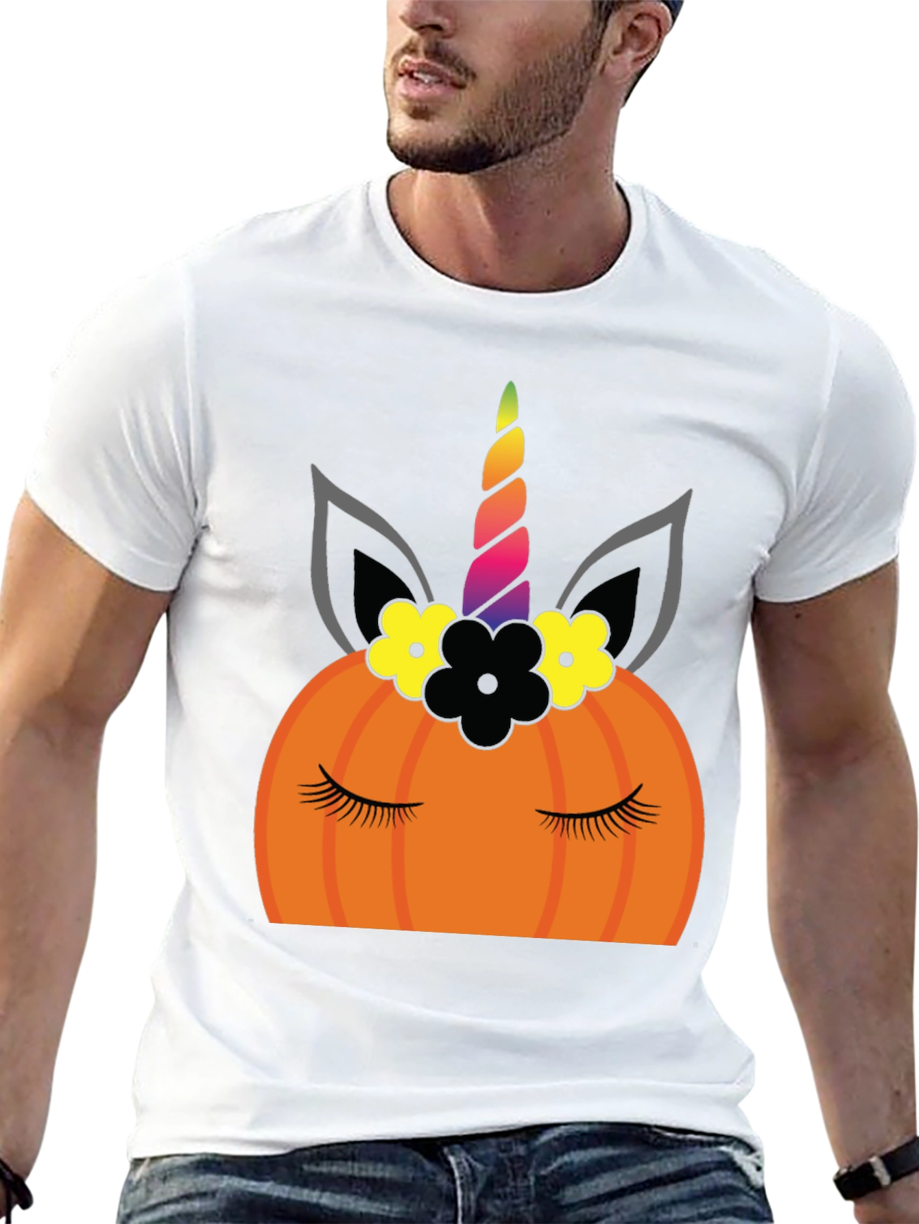 Unicorn Pumpkin Halloween T-Shirt