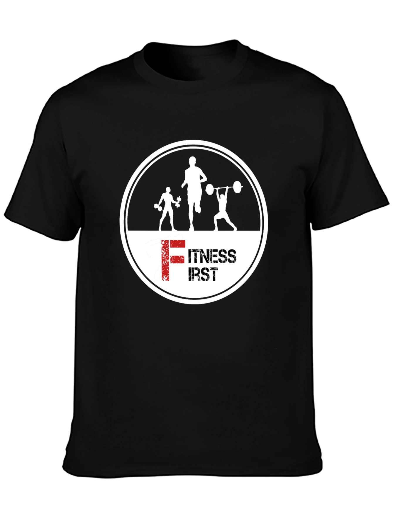 Fitness First Black T-Shirt