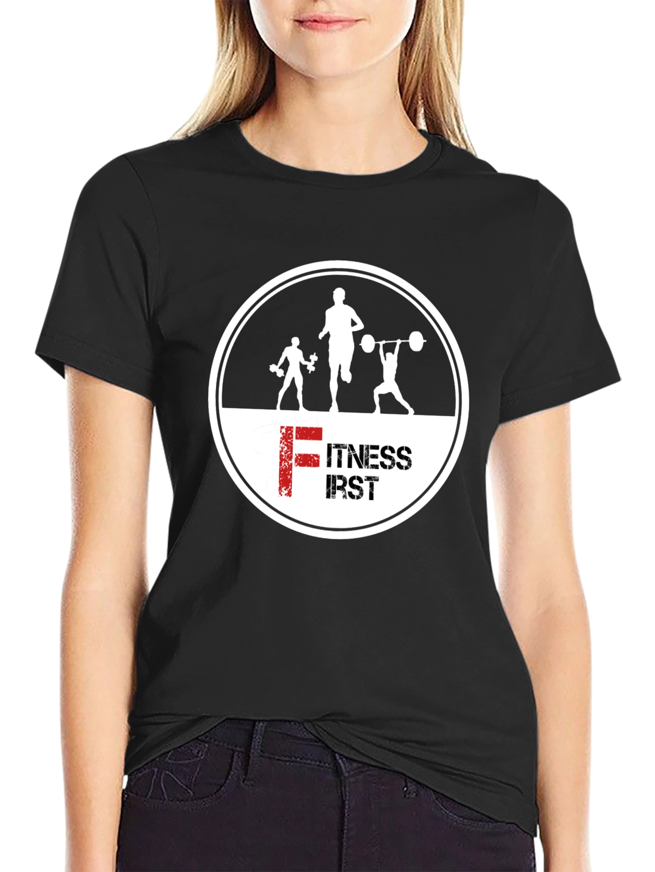 Fitness First Black T-Shirt