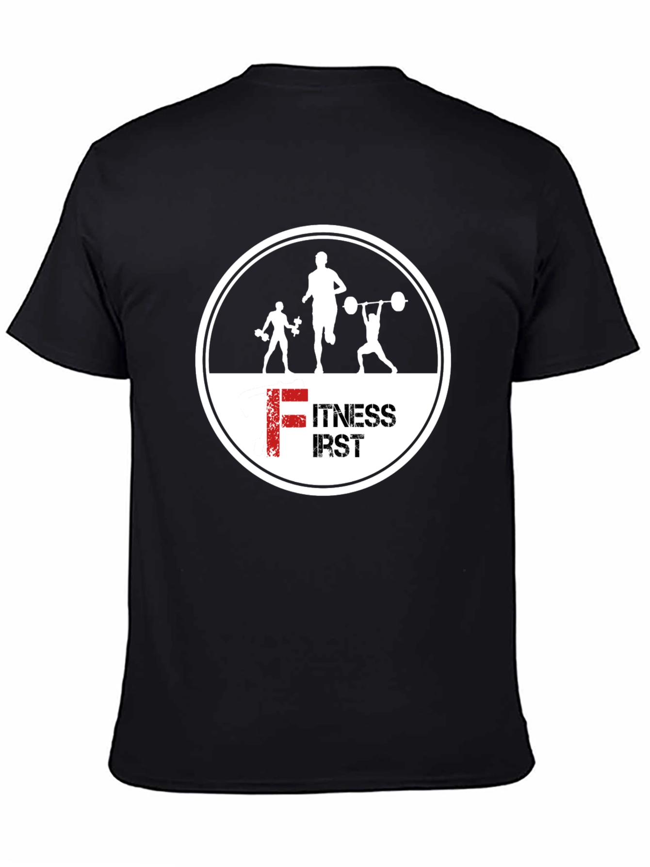 Fitness First Black T-Shirt