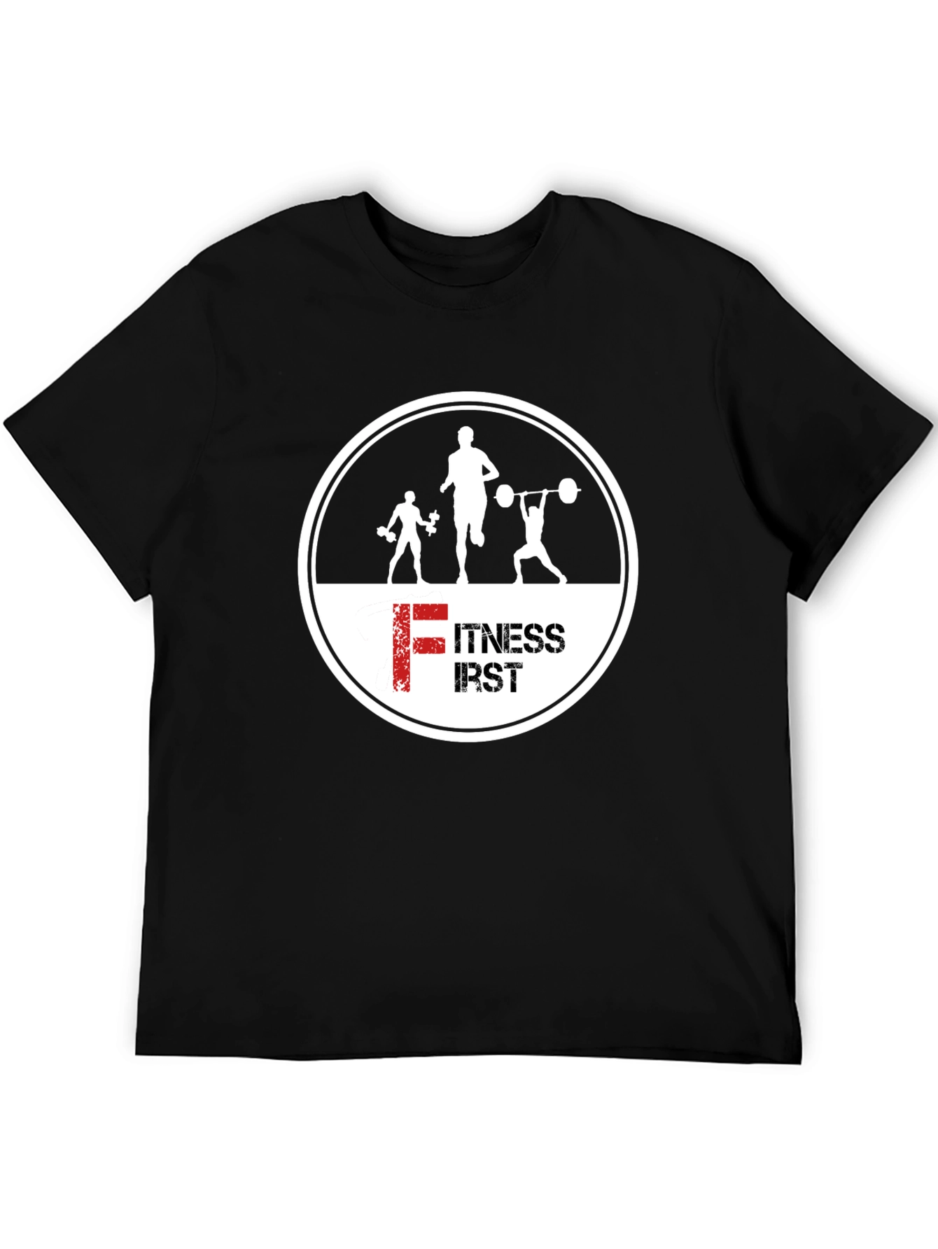 Fitness First Black T-Shirt