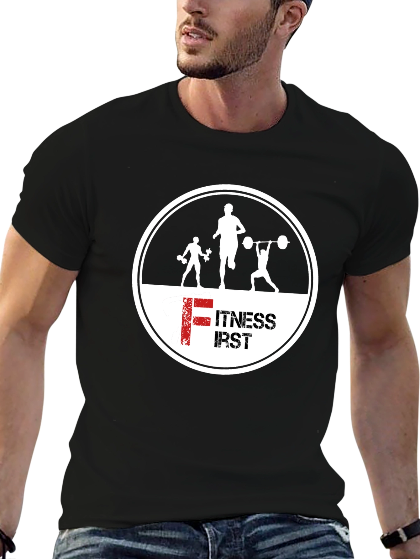 Fitness First Black T-Shirt