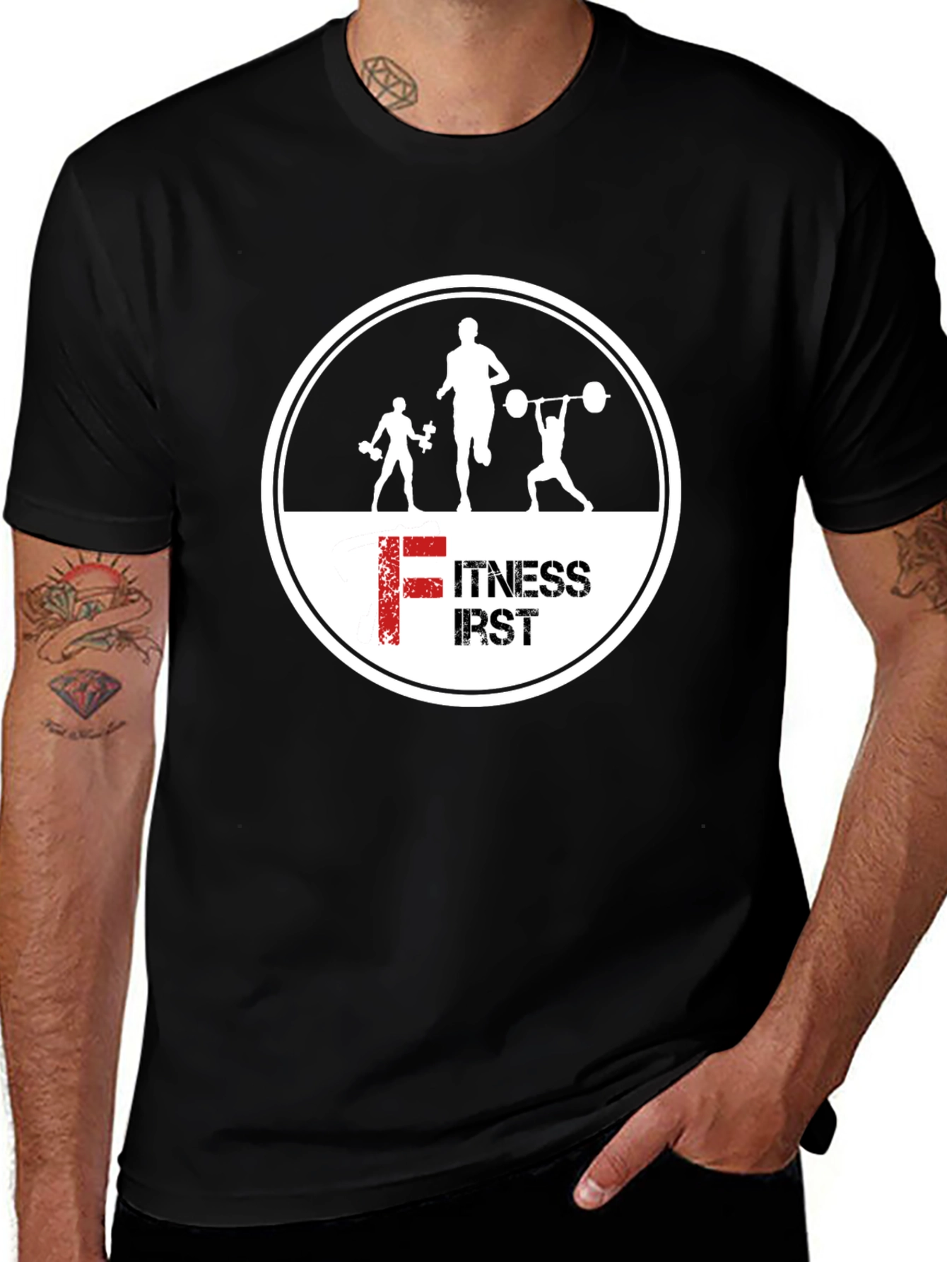 Fitness First Black T-Shirt