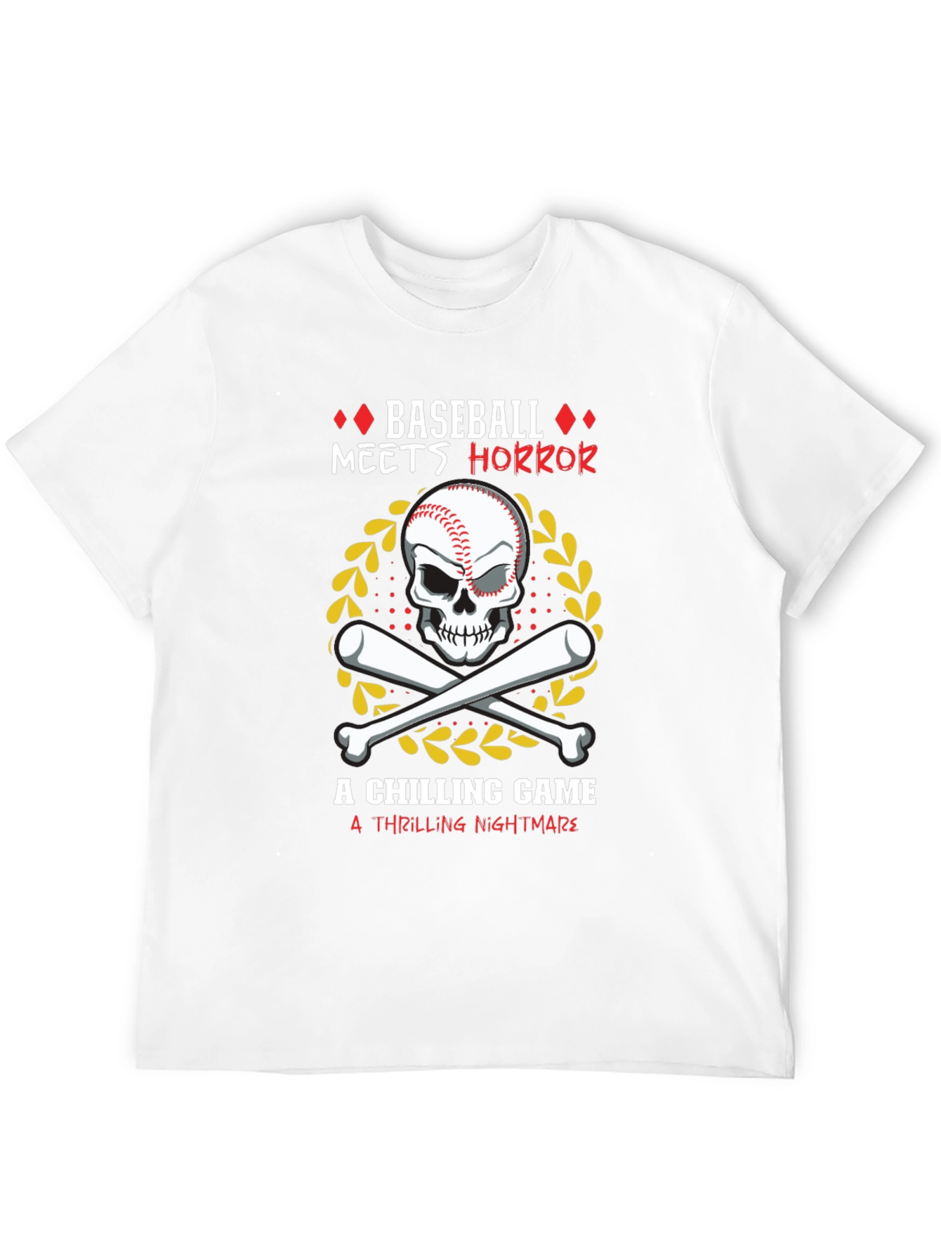 Baseball Horror Graphic Tee