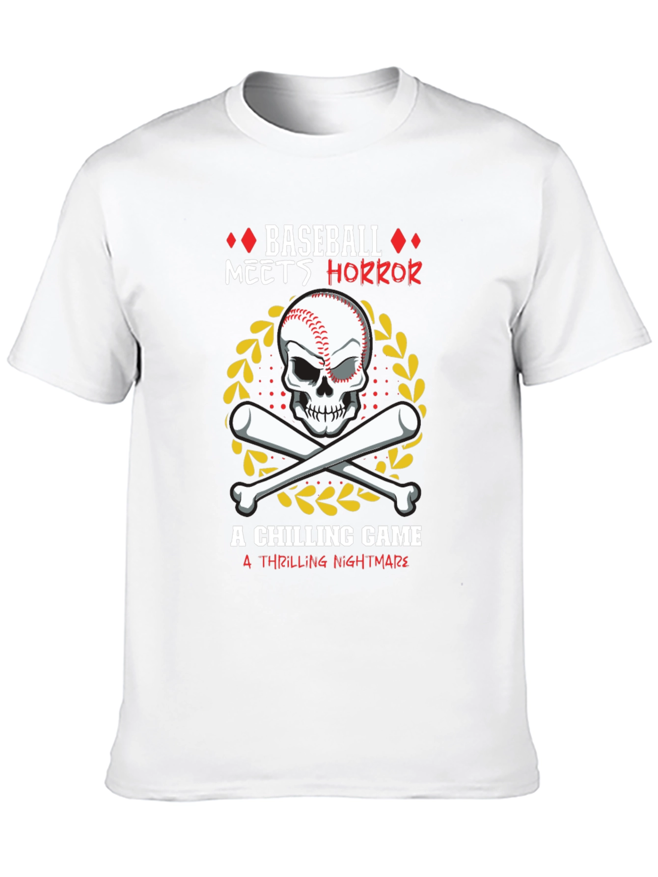 Baseball Horror Graphic Tee
