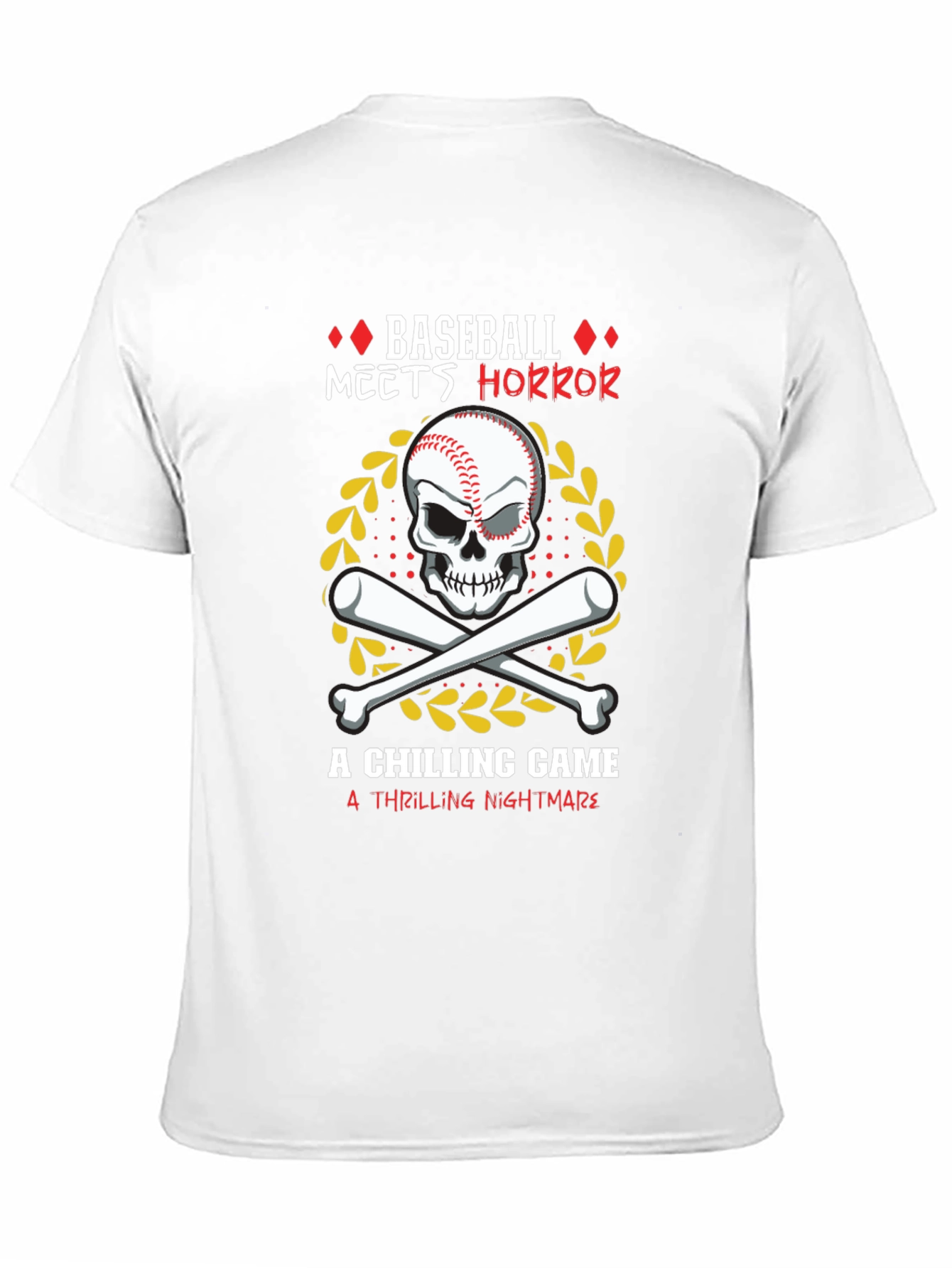 Baseball Horror Graphic Tee