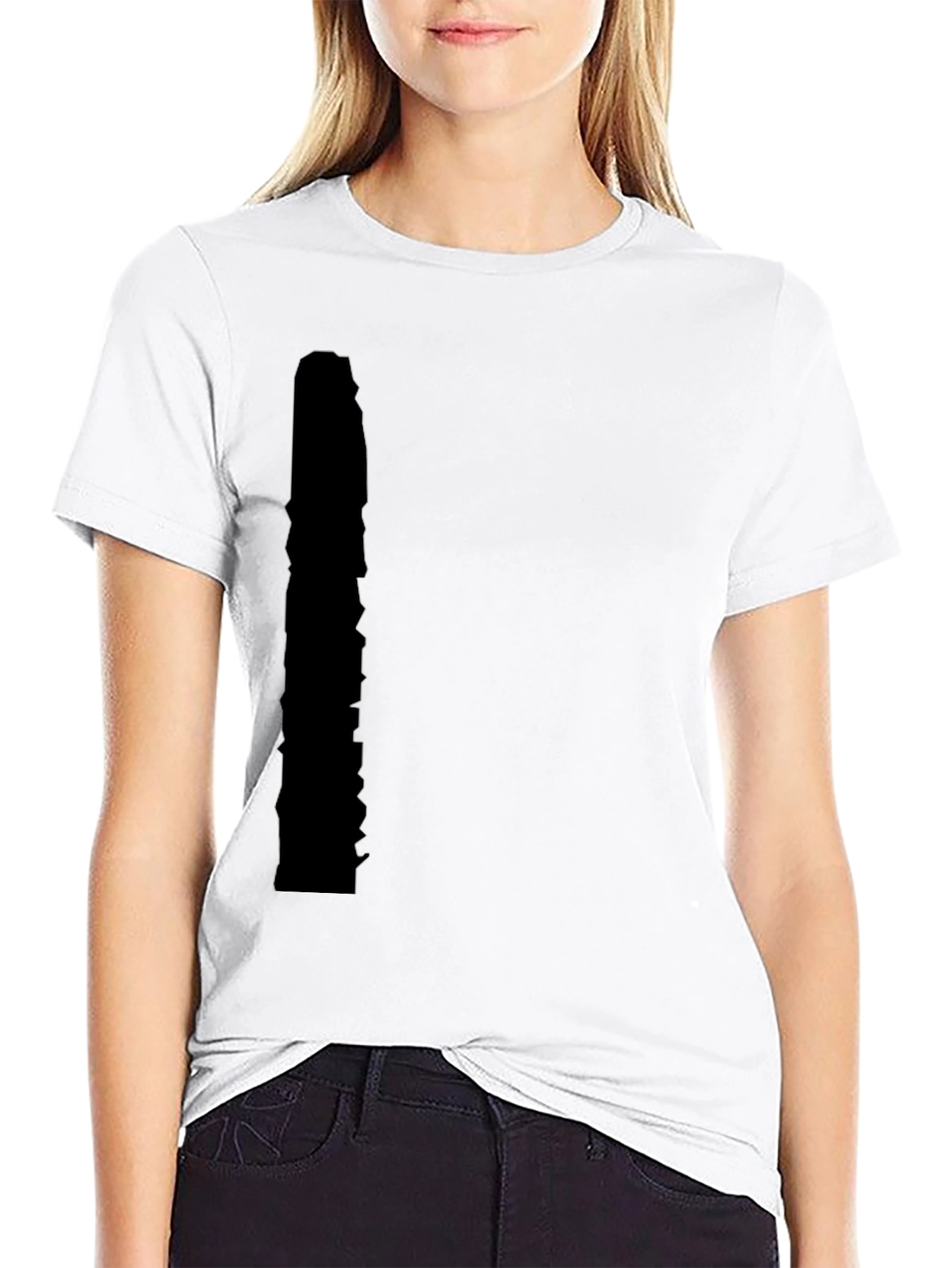 Mens Black Casual Short Sleeve T-Shirt