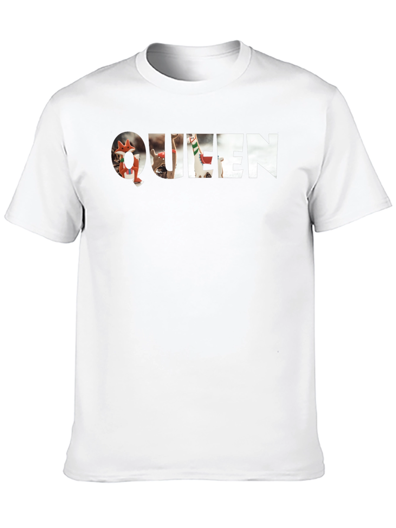 Queen Graphic Print Black T-Shirt