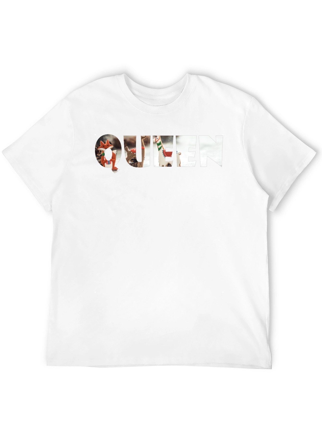 Queen Graphic Print Black T-Shirt
