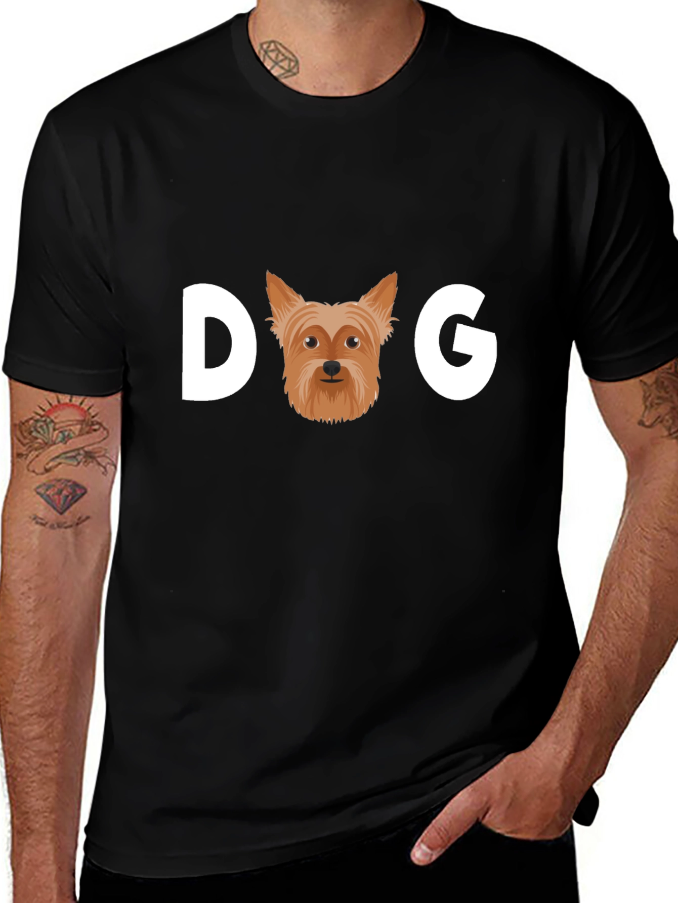 Dog Breed Graphic Tee - Yorkshire Terrier