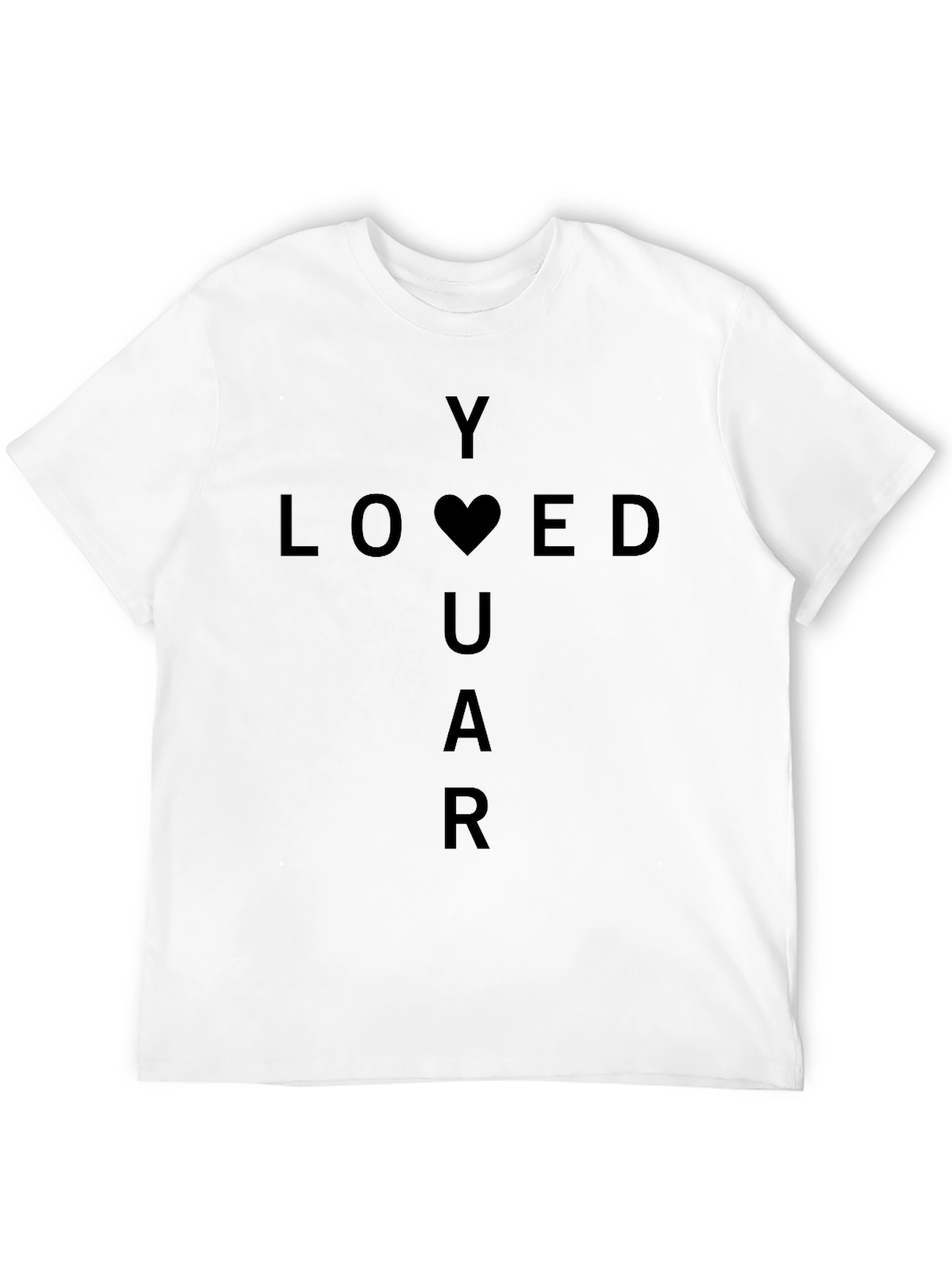 Y Loved U AR Black T-Shirt