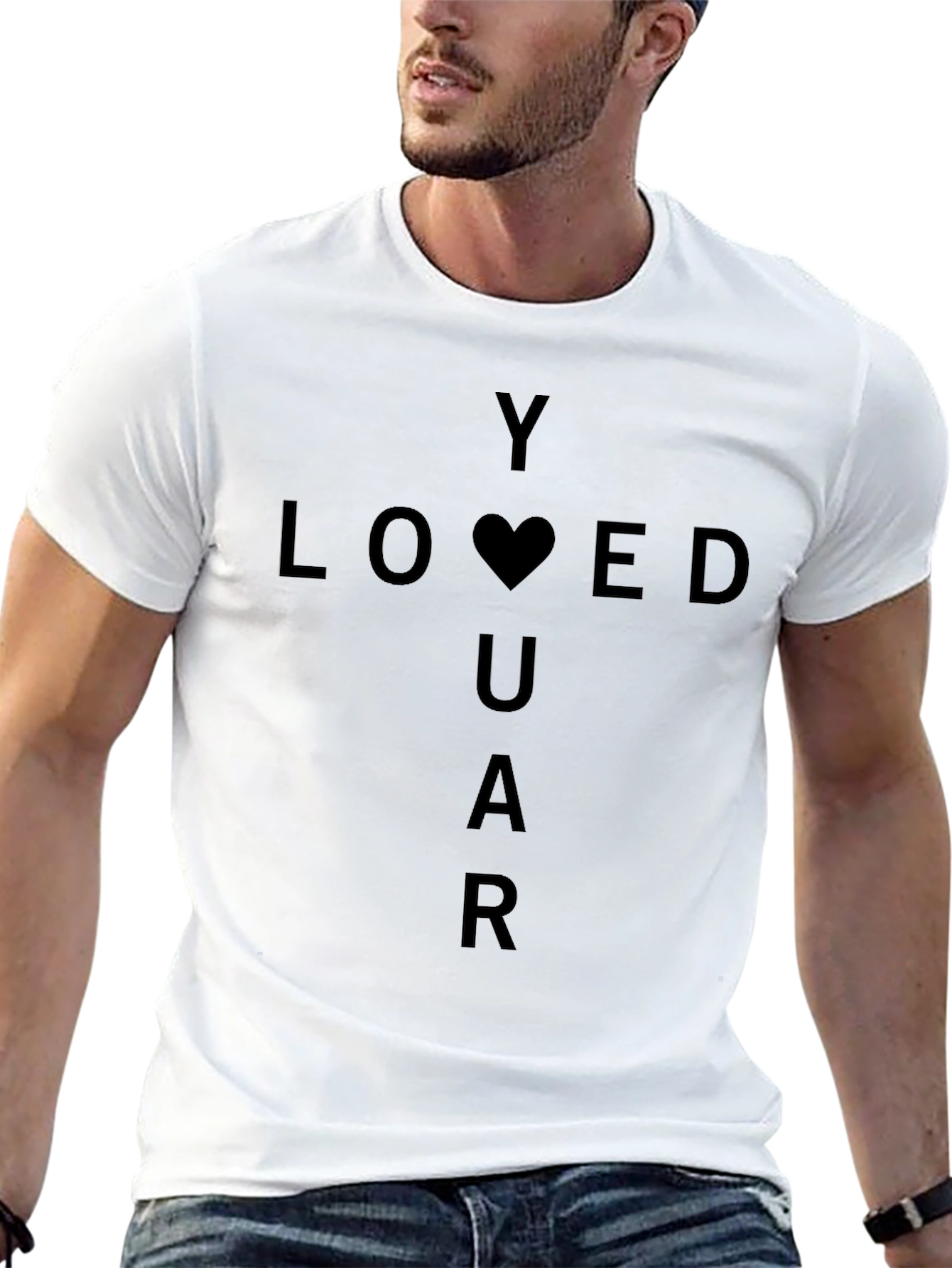 Y Loved U AR Black T-Shirt