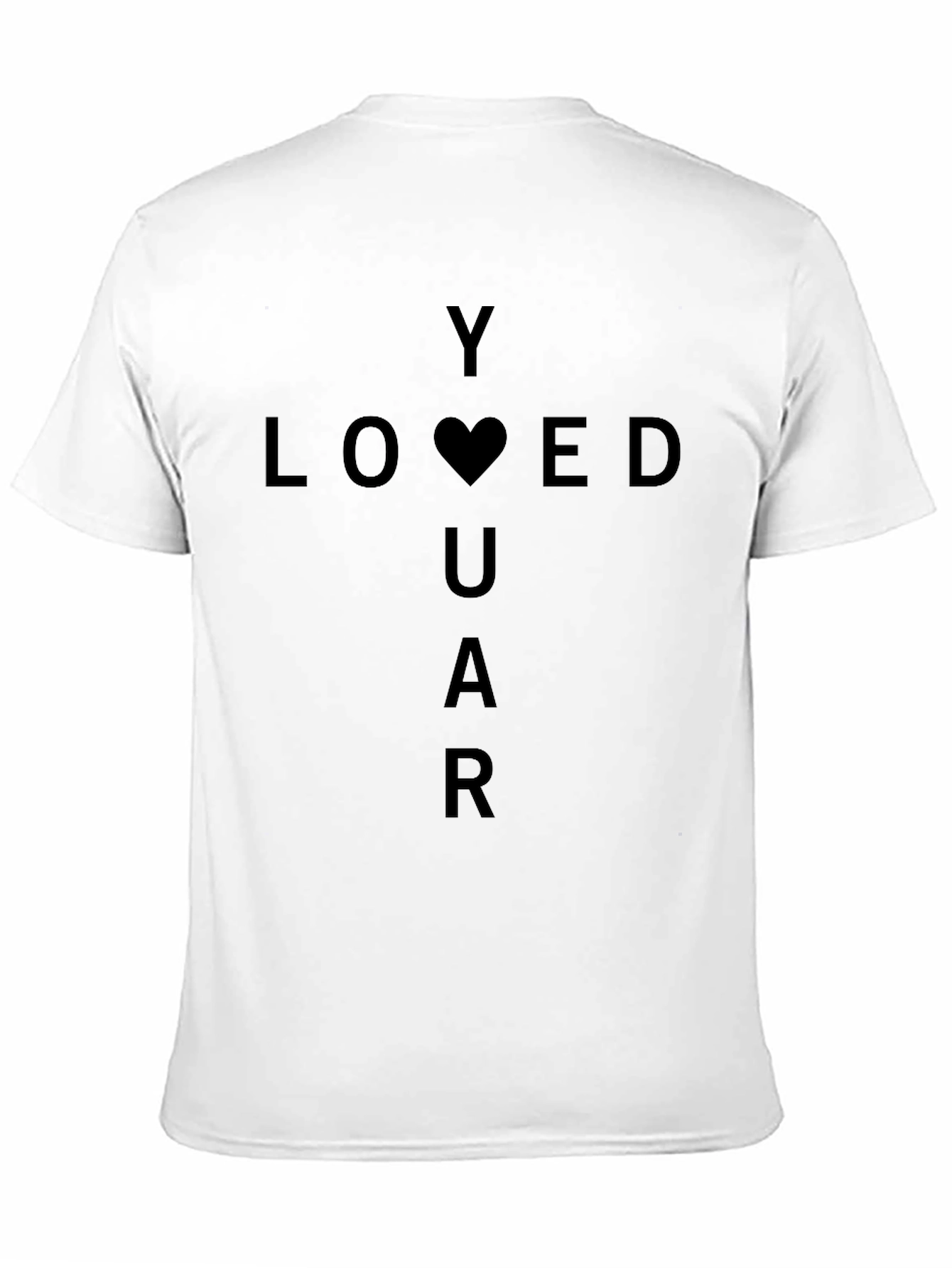 Y Loved U AR Black T-Shirt