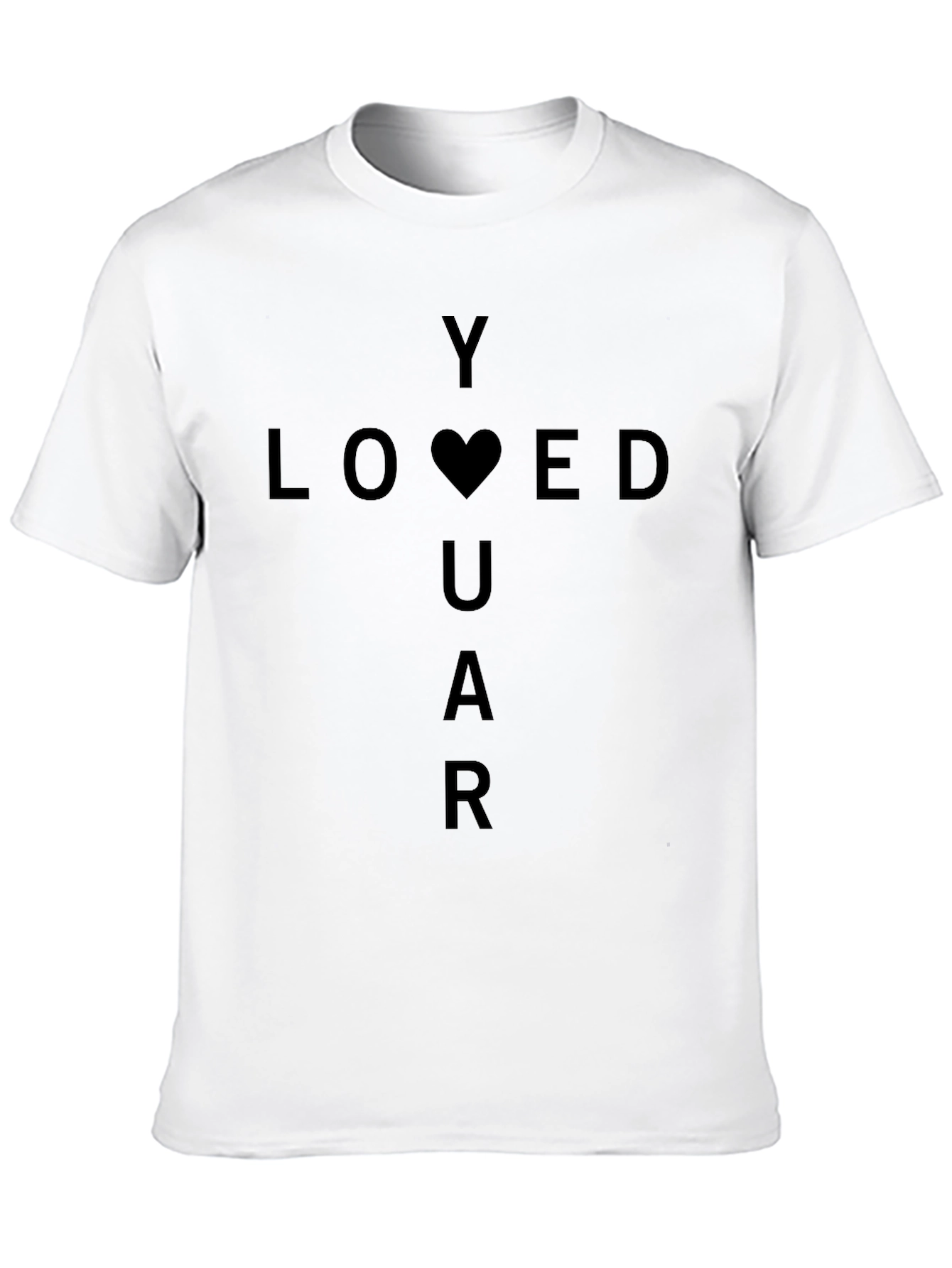 Y Loved U AR Black T-Shirt