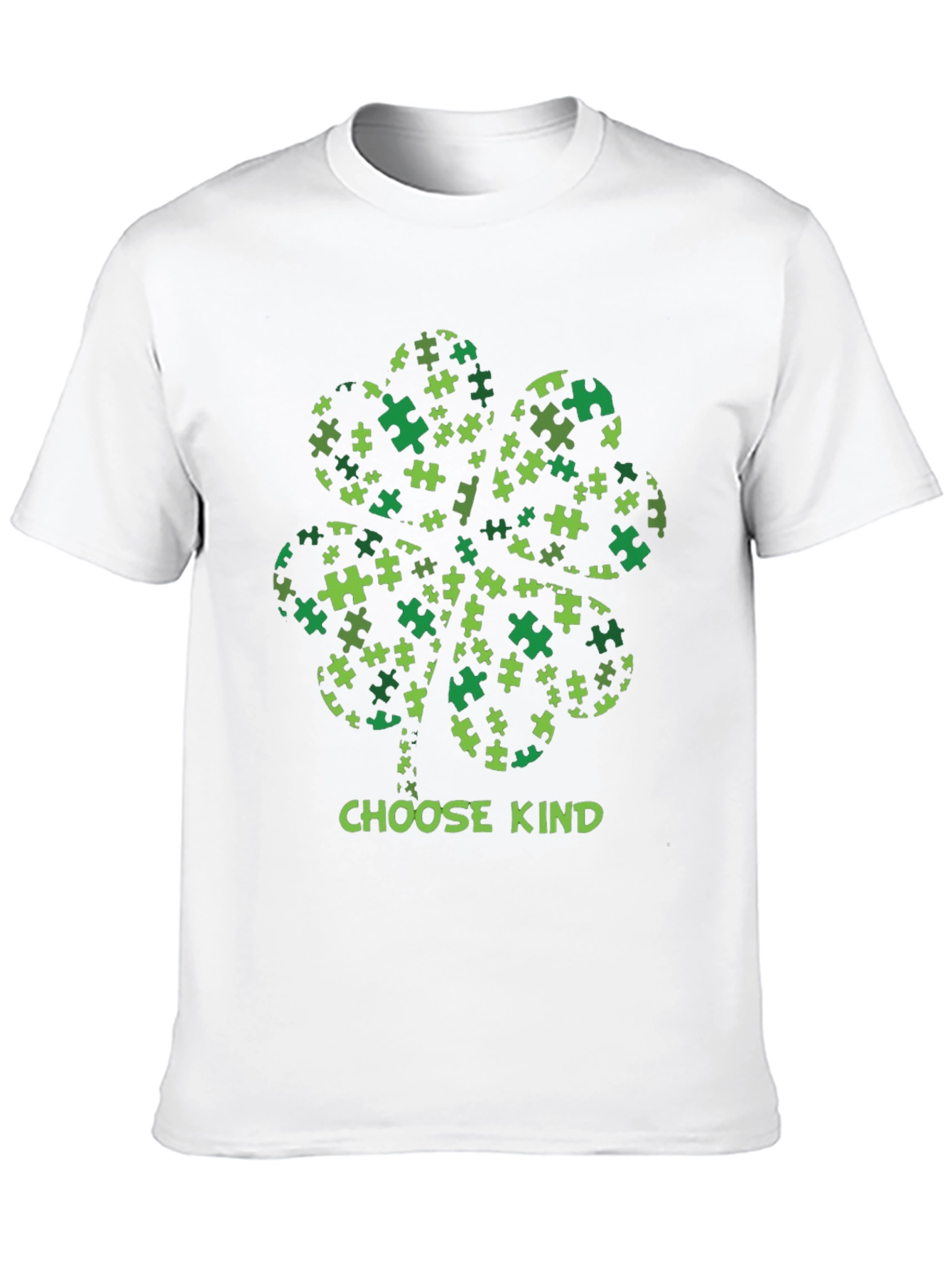 Choose Kind Autism Awareness Shamrock T-Shirt